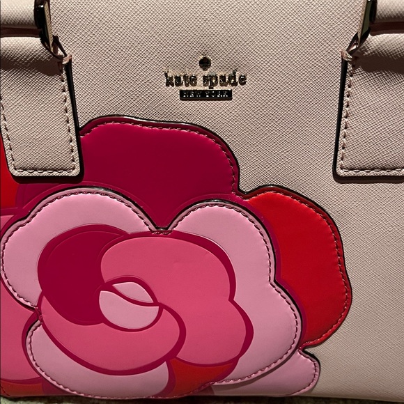 Kate Spade Pink and Red Floral Satchel - Picture 2 of 8